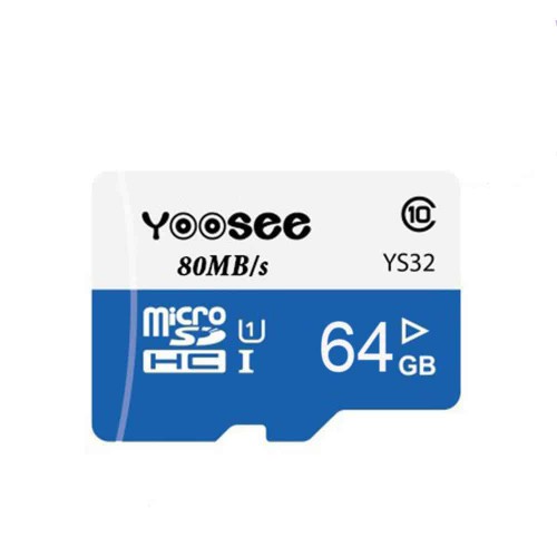 Thẻ Nhớ Camera Yoosee 64GB, Tốc Độ Đọc Class 10 (Bảo Hành 5 Năm)