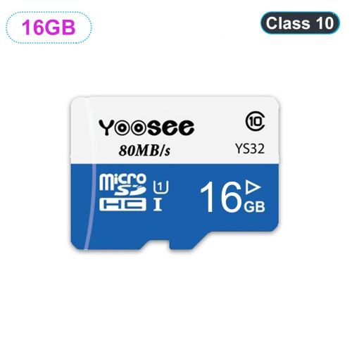Thẻ Nhớ Camera Yoosee 16GB, Tốc Độ Đọc Class 10 (Bảo Hành 5 Năm)