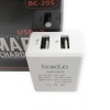 Củ Sạc Thông Minh 2 Cổng USB Boliduo BC-205 - Hỗ Trợ Sạc Nhanh 2.4A