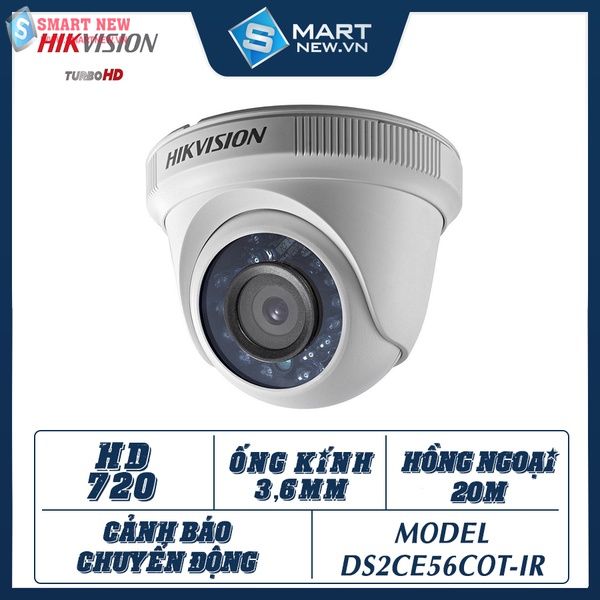 Camera giám sát trong nhà Hikvision DS-2CE56C0T - IR - HD720 1.0MP