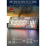 Bàn phím giả cơ Gaming Xunfox K82 Có núm xoay - Led Rainbow - Keycap BPT - Phím cực êm không có tiếng