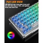 Bàn phím cơ không dây ATAS K83 Trục cơ CRYSTAL AXIS Khung nhôm LED RGB