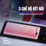 Bàn phím cơ không dây AULA S75 PRO - Màn hình TFT - 3 mode - Full foam - Led RGB - Có núm xoay