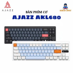 Bàn phím cơ trục ngắn AJAZZ AKL680 không dây- Kết nối chế độ kép- Kết nối bluetooth