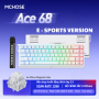 Bàn Phím Cơ Gaming HE Mchose Ace68 Esports - Rapid Trigger - 8K Polling Rate - Có app - Type C