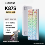 Bàn phím cơ gaming E-sports MCHOSE K87S - Độ trễ 0,125ms - 3 mode - Không dây - Pin 10000mAh - Có app - Gaming House