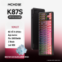 Bàn phím cơ gaming E-sports MCHOSE K87S - Độ trễ 0,125ms - 3 mode - Không dây - Pin 10000mAh - Có app - Gaming House