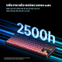 Bàn phím cơ gaming E-sports MCHOSE K87S - Độ trễ 0,125ms - 3 mode - Không dây - Pin 10000mAh - Có app - Gaming House