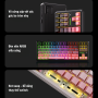Bàn phím cơ gaming E-sports MCHOSE K87S - Độ trễ 0,125ms - 3 mode - Không dây - Pin 10000mAh - Có app - Gaming House