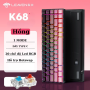Bàn phím cơ cắm dây Leaven K68 - 1mode - Led RGB - Có hot-swap - Keycap Xuyên LED - Có APP tùy chỉnh