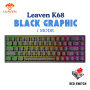Bàn phím cơ cắm dây Leaven K68 - 1mode - Led RGB - Có hot-swap - Keycap Xuyên LED - Có APP tùy chỉnh