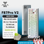 Bàn phím cơ AULA F87 Pro V2 - Pin 120000 - LED RGB- Layout TKL- Hotswap 5 Pin - Có app Macro