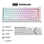 Bàn phím cơ Atas K81 không dây 3 mode - Mạch Xuôi - Hỗ trợ hotswap 5 pin - LED RGB - Có App - Pin 8000 || Gaming House