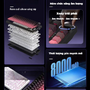 Bàn phím cơ Atas K81 không dây 3 mode - Mạch Xuôi - Hỗ trợ hotswap 5 pin - LED RGB - Có App - Pin 8000 || Gaming House