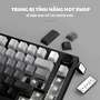 Bàn phím cơ Atas K81 không dây 3 mode - Mạch Xuôi - Hỗ trợ hotswap 5 pin - LED RGB - Có App - Pin 8000 || Gaming House