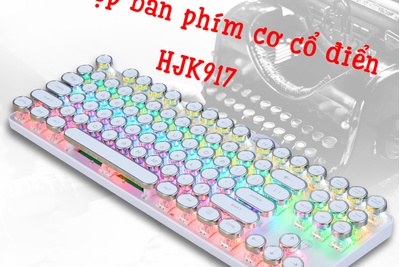 Review chi tiết bàn phím cơ cổ điển HJK917