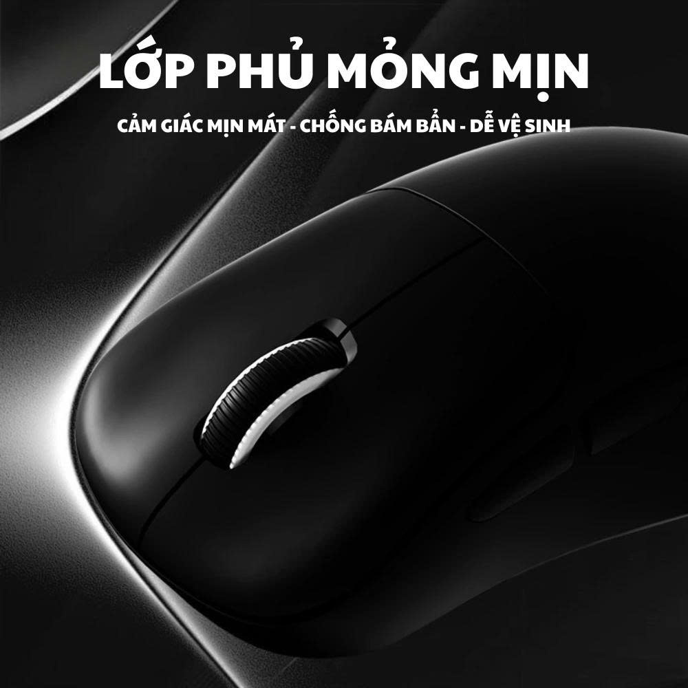 Chuột gaming không dây ATAS V6 PRO - 3 mode - Pin 500mAh - Có app - DPI 12800 - Siêu nhẹ