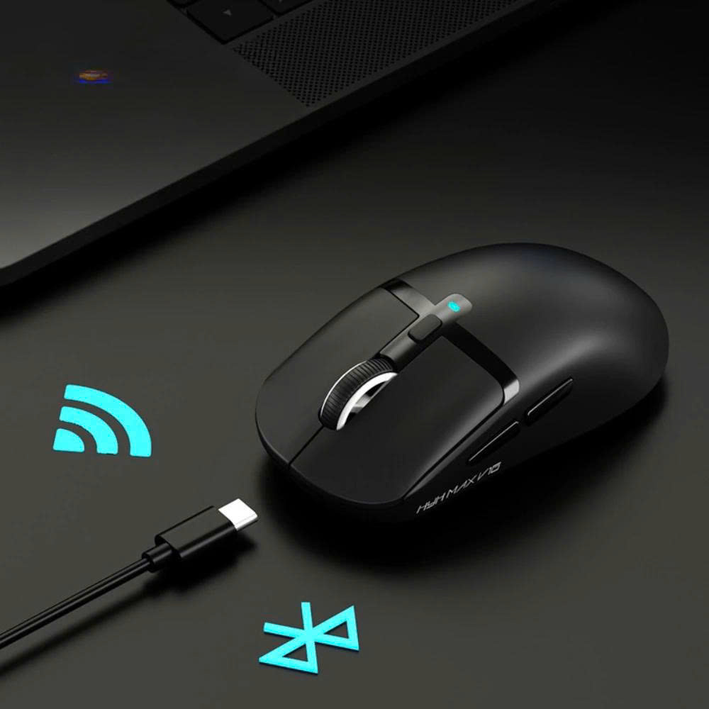 Chuột gaming không dây ATAS V16 Max - 3 mode - Pin 500mAh - Có app - DPI 22 000 - Chip PAW3311