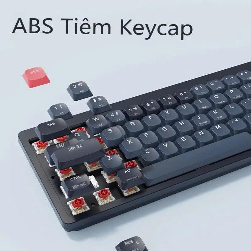 Bàn phím cơ trục ngắn AJAZZ AKL680 không dây- Kết nối chế độ kép- Kết nối bluetooth