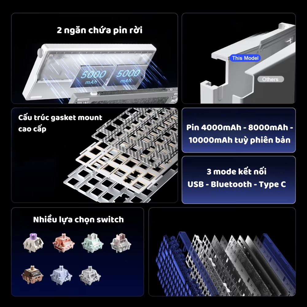 BÀN PHÍM CƠ AULA NOVA75