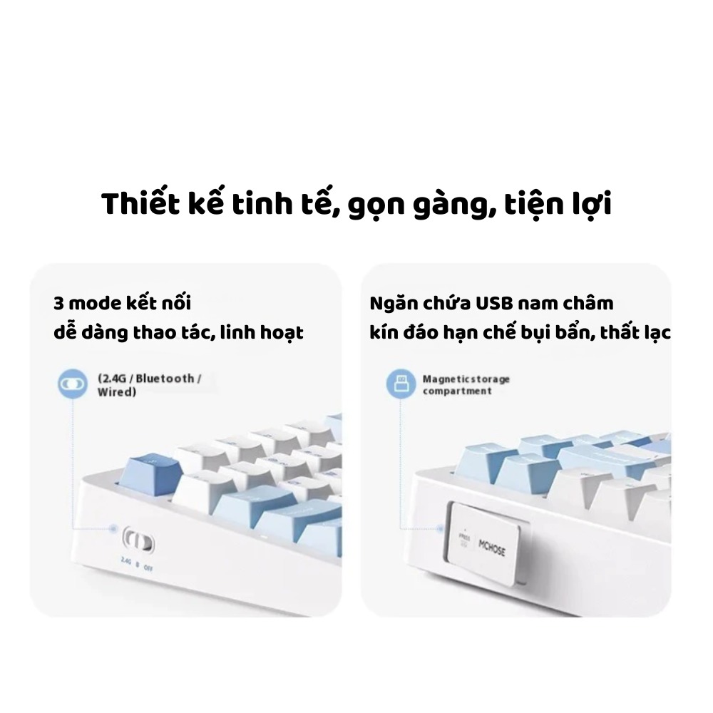 BÀN PHÍM CƠ MCHOSE G75 V2