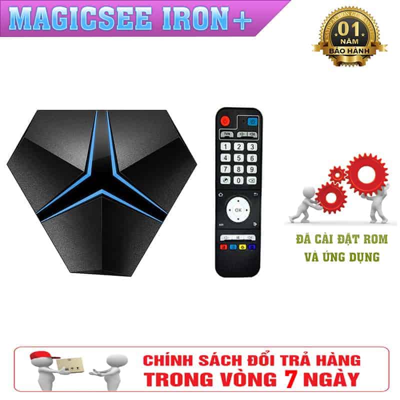 Tivi box Magicsee Iron+ Biến Tivi Nhà Bạn Thành SmartTivi 