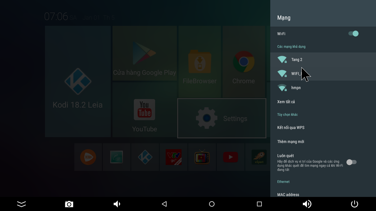 Cài đặt Android Tivi Box Tx3 Mini rom gốc